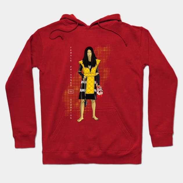 Female Prisoner 701 Scorpion Hoodie by ra7ar